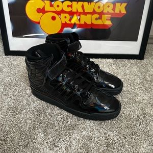 Sz.9-New Adidas Forum Hi Wings 4.0 Jeremy Scott Black Opal